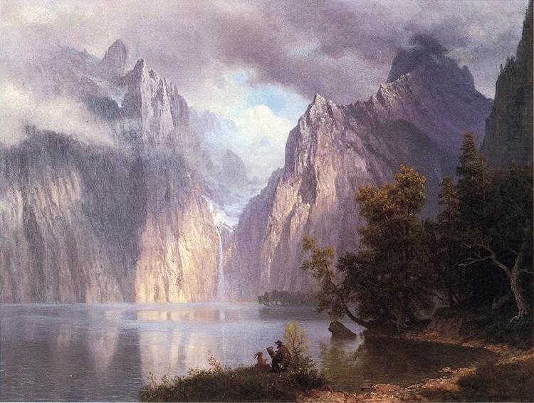Albert Bierstadt Scene in the Sierra Nevada china oil painting image